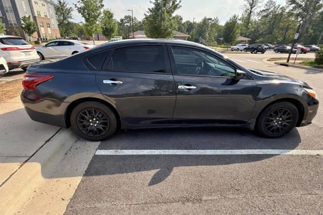 The same sedan with 20% front and 5% back window tint